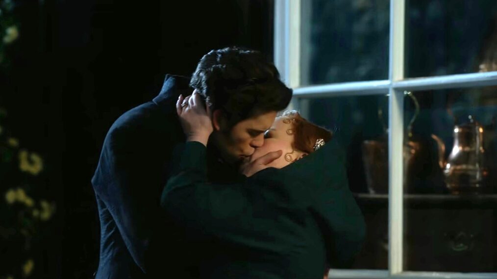 Luke Newton and Nicola Coughlan in 'Bridgerton' Season 3