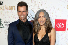 Cameron Mathison and Vanessa Arevalo attend Inaugural Gateway Celebrity Fight Night on March 12, 2022 in Phoenix, Arizona.