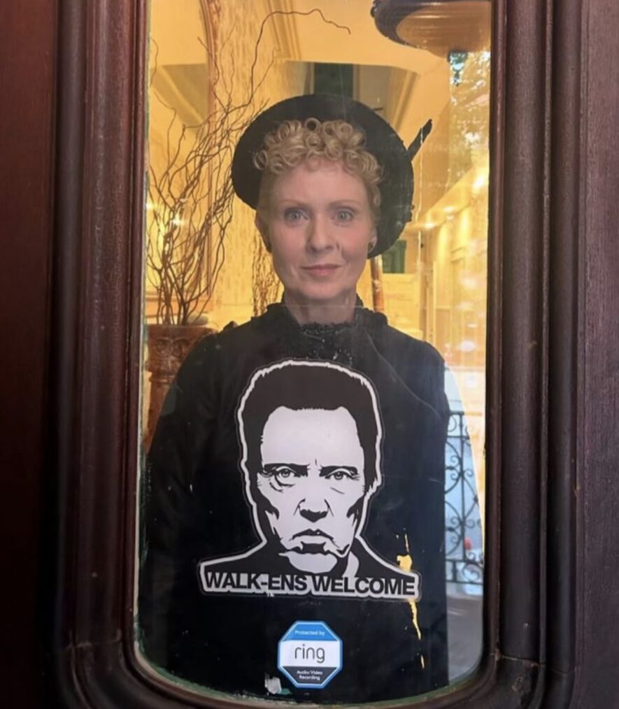Cynthia Nixon on set of 'The Gilded Age' Season 3
