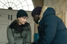 Katja Herbers as Kristen Bouchard and Mike Colter as David Acosta in 'Evil' Season 4 Episode 3 'How to Slaughter a Pig'