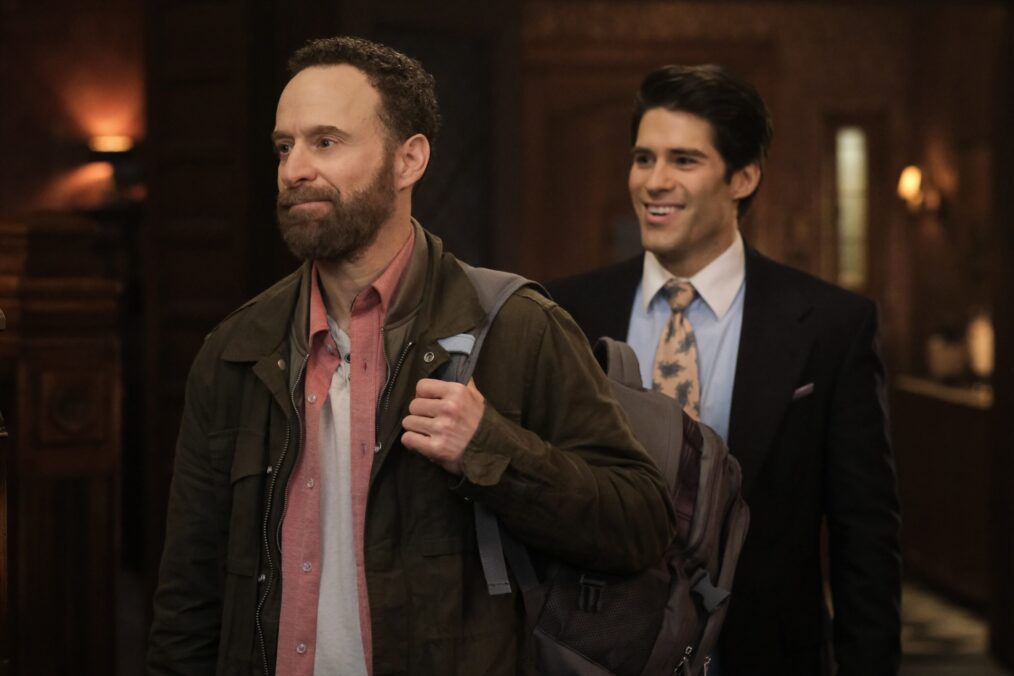 Jon Glaser as Jeremy and Asher Grodman as Trevor in 'Ghosts'