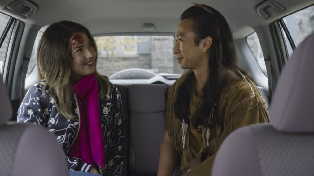 Nichole Sakura and Roman Zaragoza in 'Ghosts'