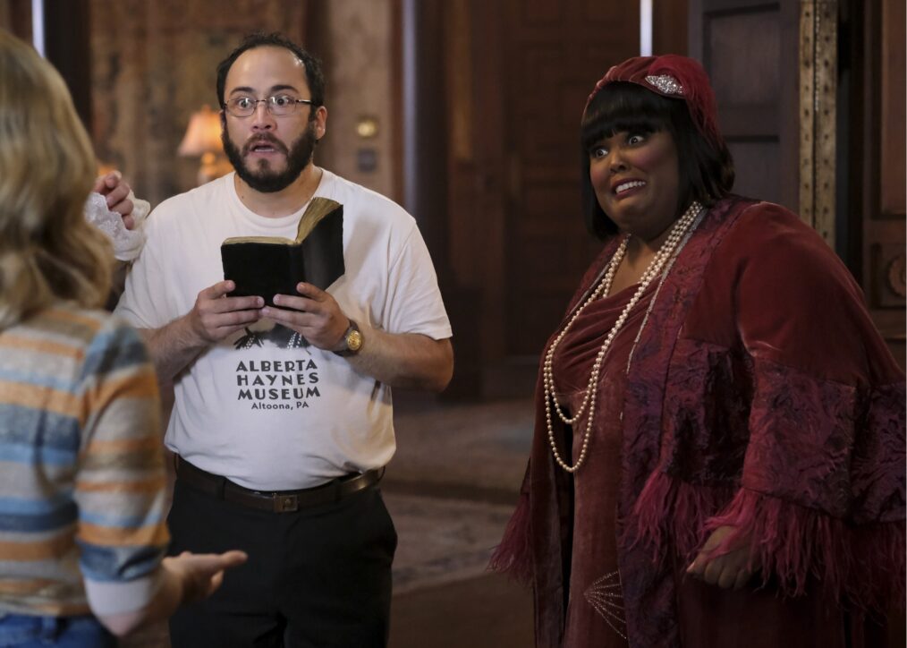 Rodrigo Fernandez-Stoll as Todd and Danielle Pinnock as Alberta in 'Ghosts'