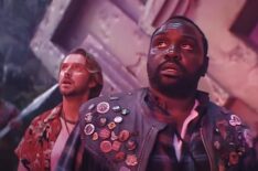 Dan Stevens and Brian Tyree Henry in 'Godzilla X Kong: The New Empire'