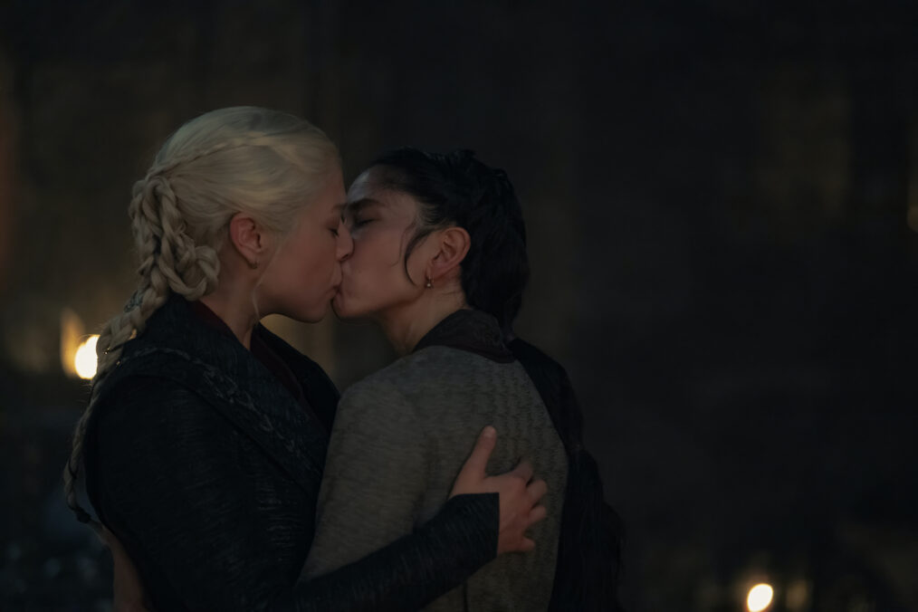 Emma D'Arcy and Sonoya Mizuno in 'House of the Dragon' Season 2