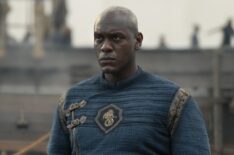 Steve Toussaint as Corlys and Abubakar Salim as Alyn of Hull in 'House of the Dragon' Season 2 Episode 7 - 'The Red Sowing'