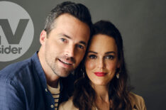 Ian Harding and Erin Cahill of 'Holidazed' at TV Insider's studio at Summer TCA 2024