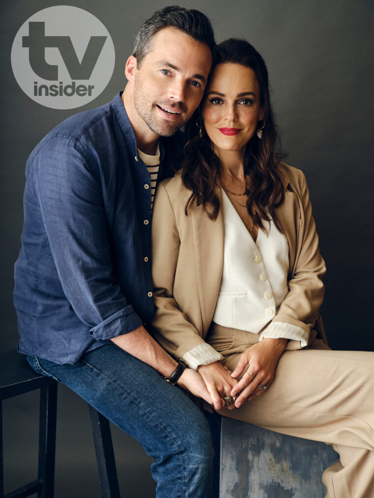 Ian Harding and Erin Cahill of 'Holidazed' at TV Insider's studio at Summer TCA 2024
