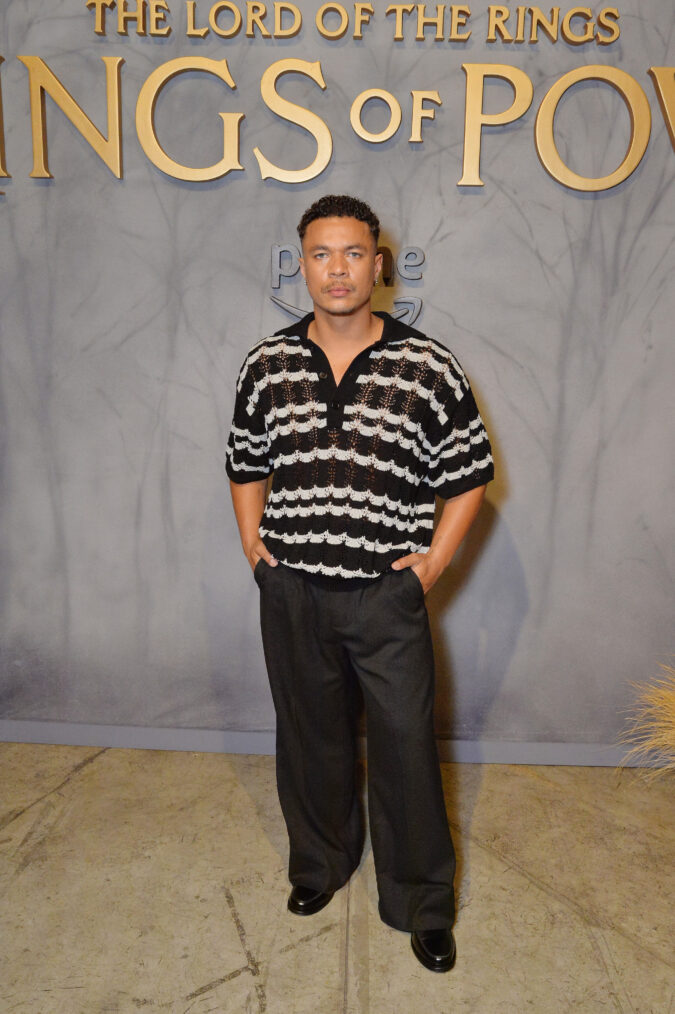 Ismael Cruz Córdova attends The Lord Of The Rings: The Rings Of Power SDCC Press Preview Event at Venue 808