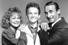 Belinda Montgomery, Neil Patrick Harris, and James B Sikking in 'Doogie Howser M.D.'