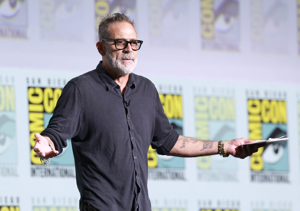 Jeffrey Dean Morgan speaks onstage during the 2024 Comic-Con International - Let's Hear It For Prime Video's 