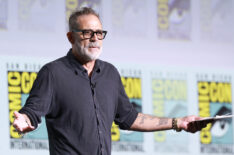 Jeffrey Dean Morgan speaks onstage during the 2024 Comic-Con International - Let's Hear It For Prime Video's 'The Boys' Panel at San Diego Convention Center on July 26, 2024