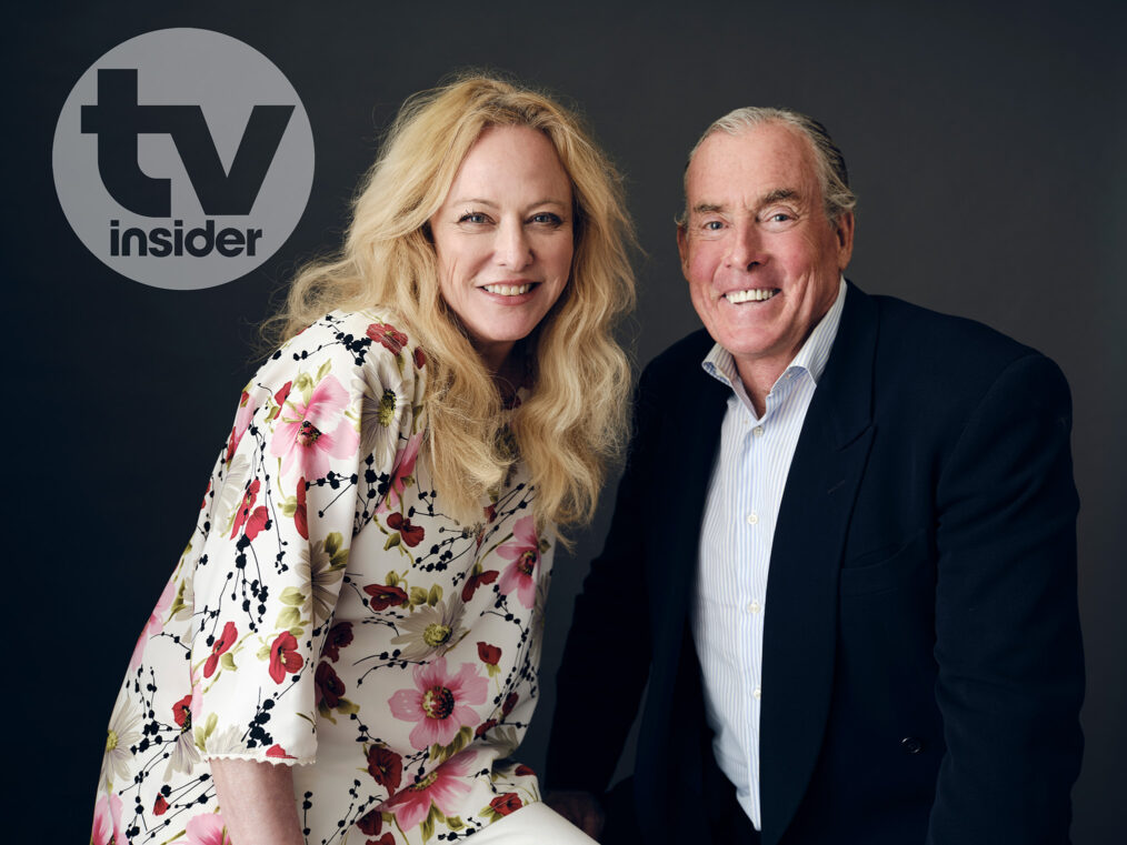 Virginia Madsen and John McGinley of 'Holidazed' at TV Insider's studio at Summer TCA 2024