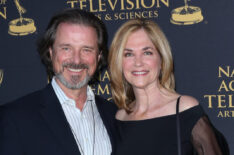 Actors James DePaiva and Kassie Depaiva attends the 2019 Daytime Emmy Awards nominee reception at Castle Green on May 01, 2019 in Pasadena, California.