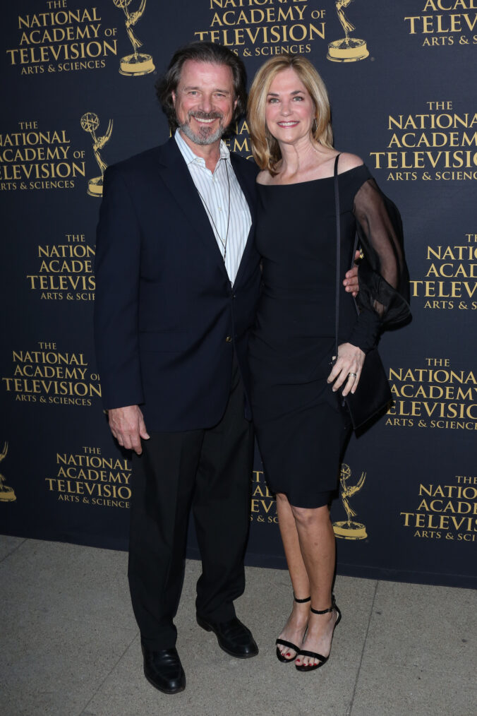 Actors James DePaiva and Kassie Depaiva attends the 2019 Daytime Emmy Awards nominee reception at Castle Green on May 01, 2019 in Pasadena, California.
