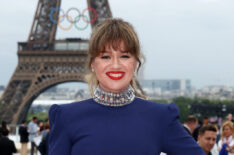 Kelly Clarkson attends the red carpet ahead of the opening ceremony of the Olympic Games Paris 2024 on July 26, 2024 in Paris, France.