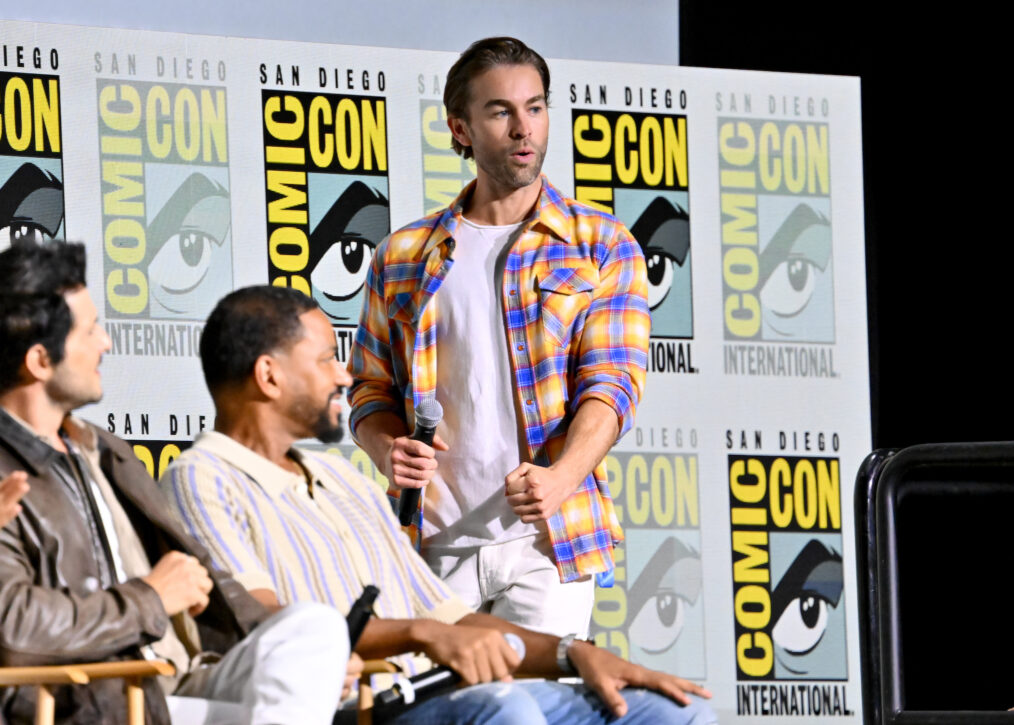 Laz Alonso and Chace Crawford at the 