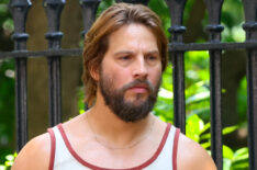 Logan Marshall-Green is seen on the set of the series 'And Just Like That' on August 01, 2024 in New York City.
