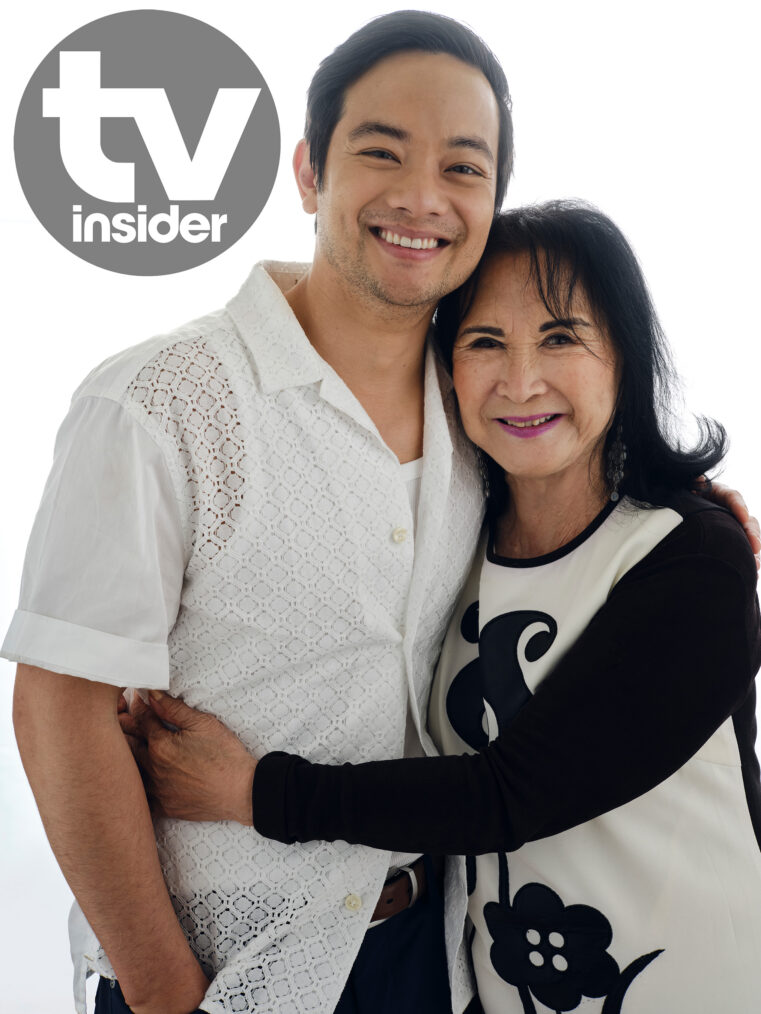 Lucille Soong and Osric Chau of 'Holidazed' at TV Insider's studio at Summer TCA 2024