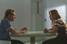 Martin Kove as John Kreese, Peyton List as Tory Nichols in episode 506 of 'Cobra Kai.'