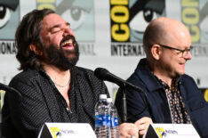 Matt Berry and Mark Proksch at the 'What We Do in the Shadows' Farewell Tour Kick-Off' Panel at the 2024 San Diego International Comic-Con