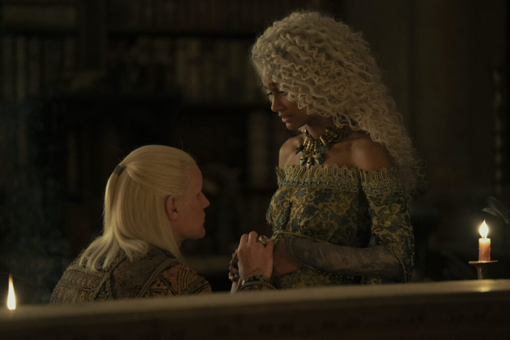 Matt Smith and Nanna Blondell in 'House of the Dragon' Season 1