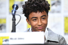 Micah Abbey speaks onstage at 'Tales Of The Teenage Mutant Ninja Turtles' during San Diego Comic Con at San Diego Convention Center on July 25, 2024