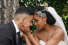 Michael Evans Behling as Jordan and Geffri Maya as Simone on 'All American'