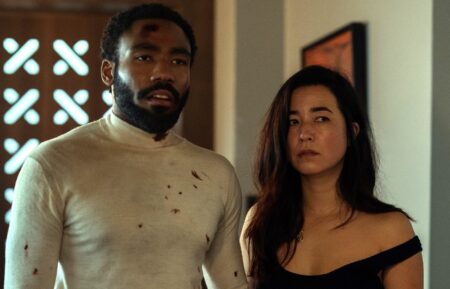 Donald Glover and Maya Erskine in 'Mr. & Mrs. Smith'