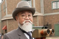 Paul Sun-Hyung Lee on the set of 'Murdoch Mysteries' Season 18