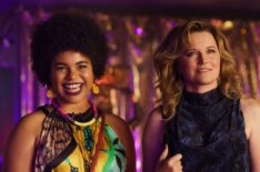 Ebony Vagulans and Lucy Lawless of My Life Is Murder - 'All That Glitters'
