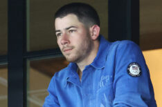 Nick Jonas attends the Artistic Gymnastics Women's Qualification on day two of the Olympic Games Paris 2024 at Bercy Arena on July 28, 2024 in Paris, France.