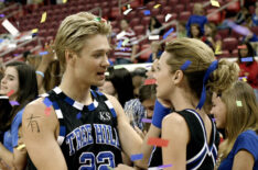 Chad Michael Murray as Lucas Scott and Hilarie Burton as Peyton Sawyer in 'One Tree Hill'