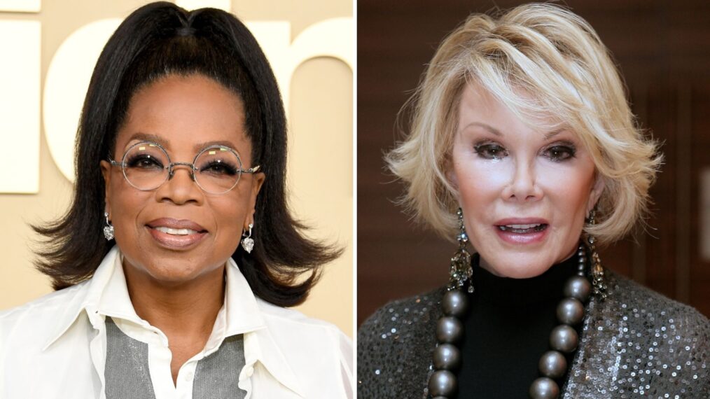 Oprah Winfrey and Joan Rivers