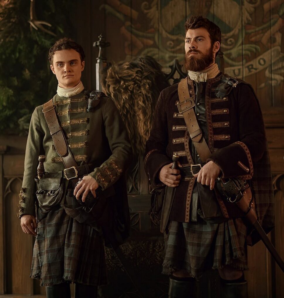 Séamus McLean Ross and Sam Retford in 'Outlander: Blood of My Blood'