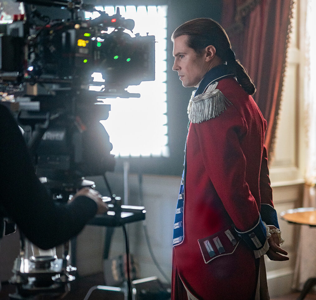 David Berry as Lord John Grey on set of 'Outlander' Season 7 Part 2