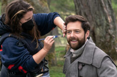 Richard Rankin as Roger on set of 'Outlander' Season 7 Part 2