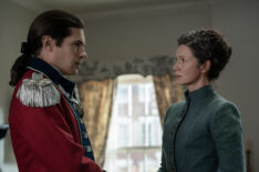 David Berry as Lord John Grey, Caitriona Balfe as Claire in 'Outlander' Season 7 Part 2