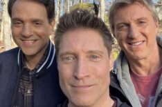 Ralph Macchio, Sean Kanan, and William Zabka