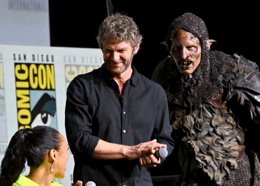 Sam Hazeldine and an Orc at 