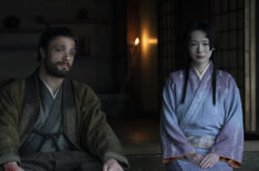 Cosmo Jarvis as John Blackthorne, Moeka Hoshi as Usami Fuji in 'Shōgun' Episode 10