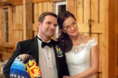 Geoff Gustafson, Crystal Lowe in 'Signed, Sealed, Delivered: To the Altar'