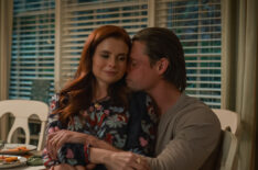JoAnna Garcia Swisher as Maddie Townsend and Justin Bruening as Cal Maddox in episode 407 of Sweet Magnolias.