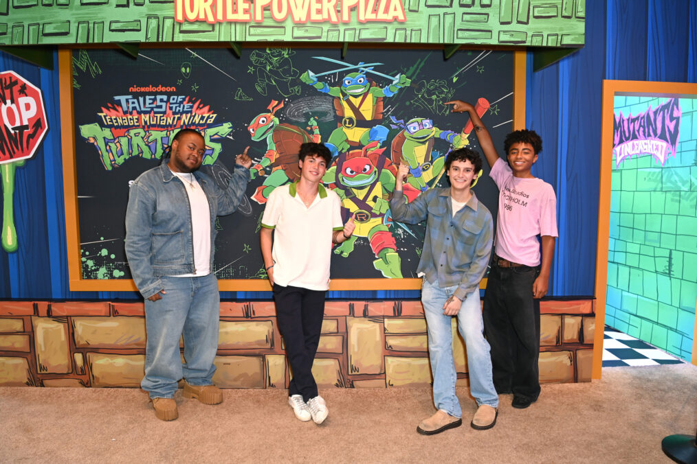 Shamon Brown Jr., Brady Noon, Micah Abbey and Nicolas Cantu attend 