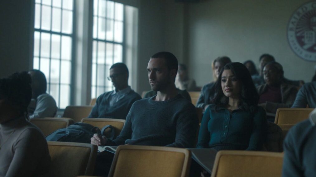 Jackson White and Alicia Crowder in 'Tell Me Lies' Season 2