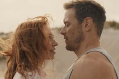 Eleanor Tomlinson and Sam Heughan in 'The Couple Next Door'