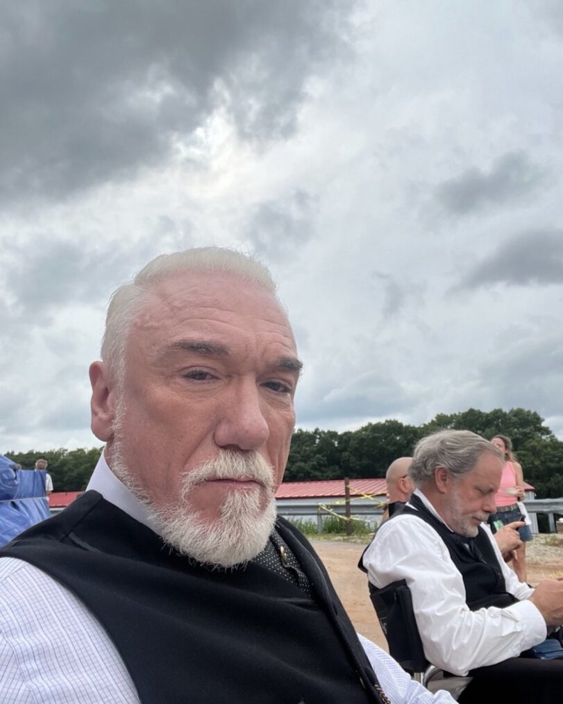 Patrick Page on set of 'The Gilded Age' Season 3