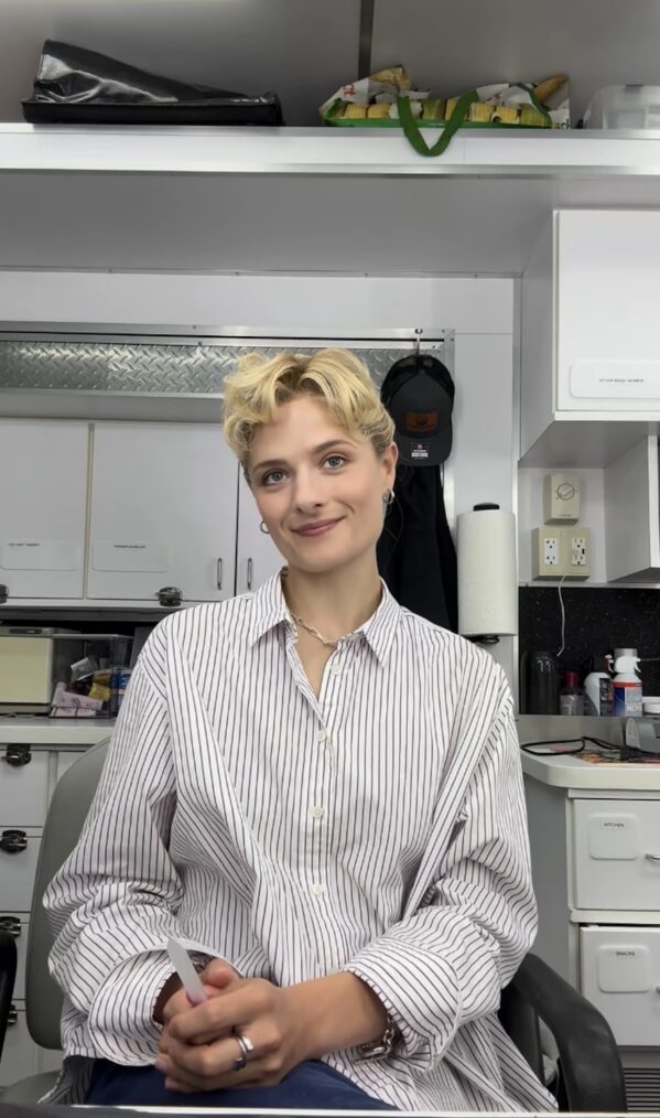 Louisa Jacobson behind the scenes of 'The Gilded Age' Season 3