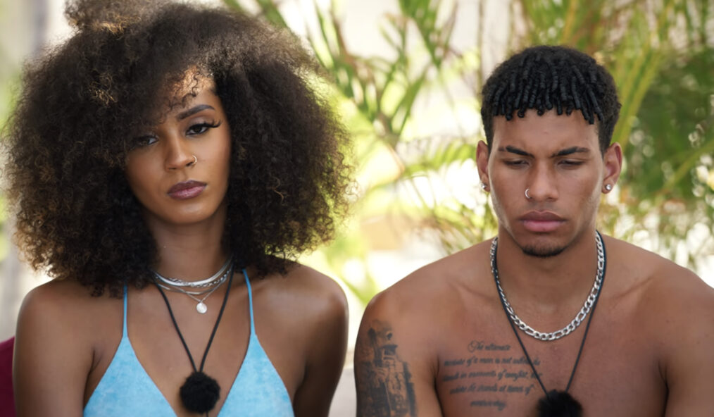 Christine Obanor and Louis Russell in 'Too Hot to Handle' Season 4
