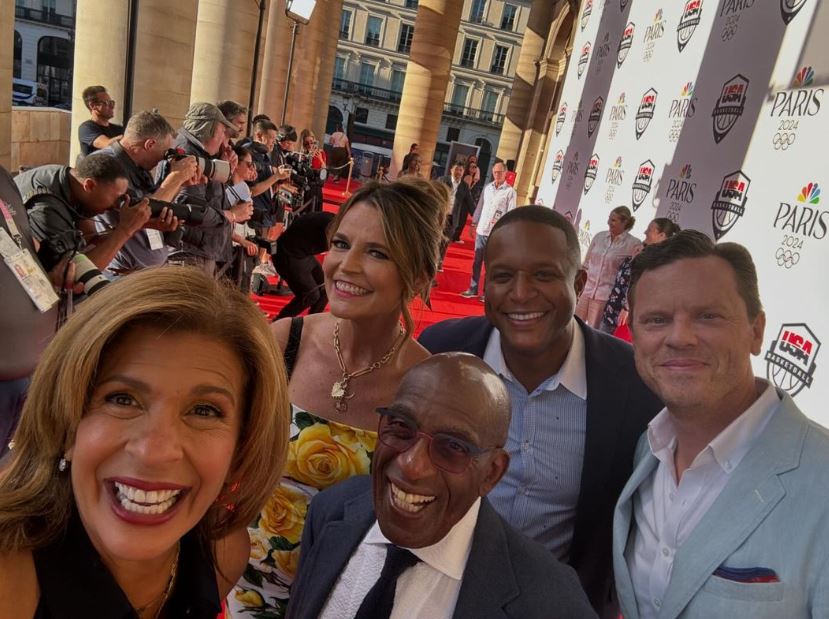 Red carpet ready! The TODAY gang attends multiple events in Paris, including the NBA’s Celebration of Olympic Basketball, Ralph Lauren’s An Evening at Ralph’s, Louis Vuitton Foundation’s Prelude to the Olympics, and the Omega House.